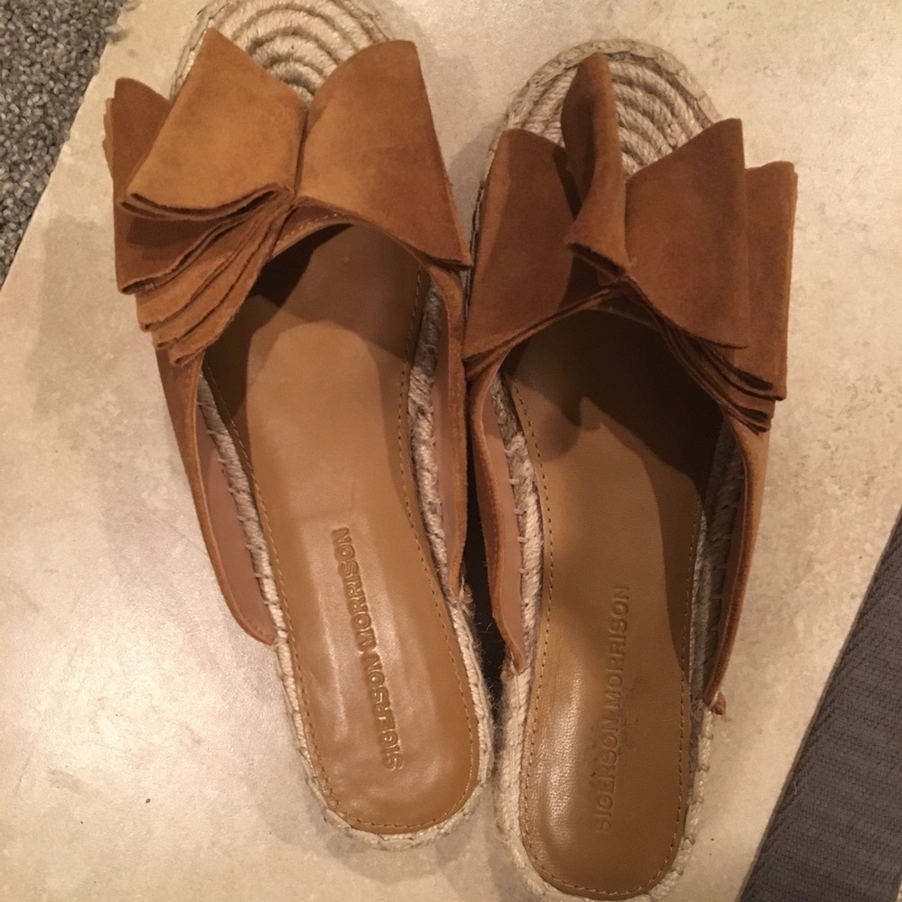 Suede espadrille sandal Sigerson Morrison size 7B